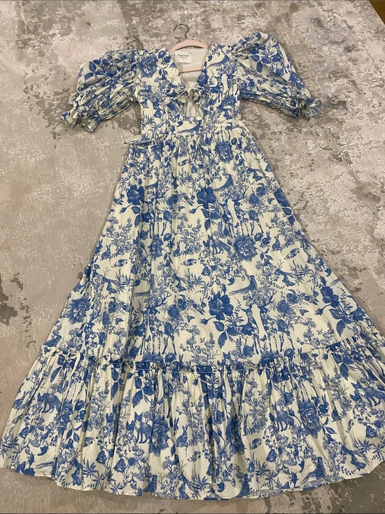 Hyacinth House Dresses & Skirts - Hyacinth House beautiful blue and white toile dress